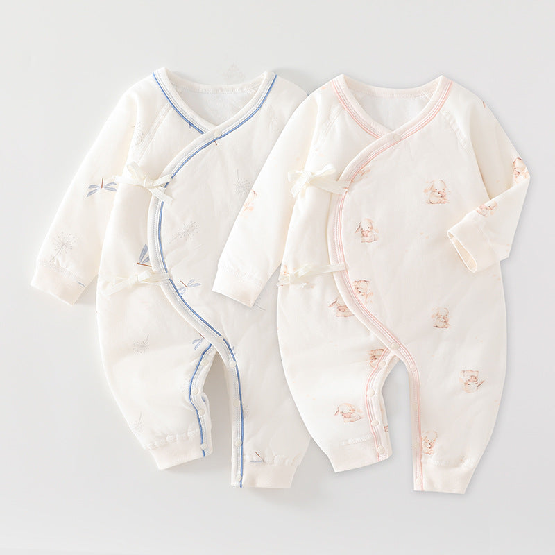 Newborn butterfly cotton romper