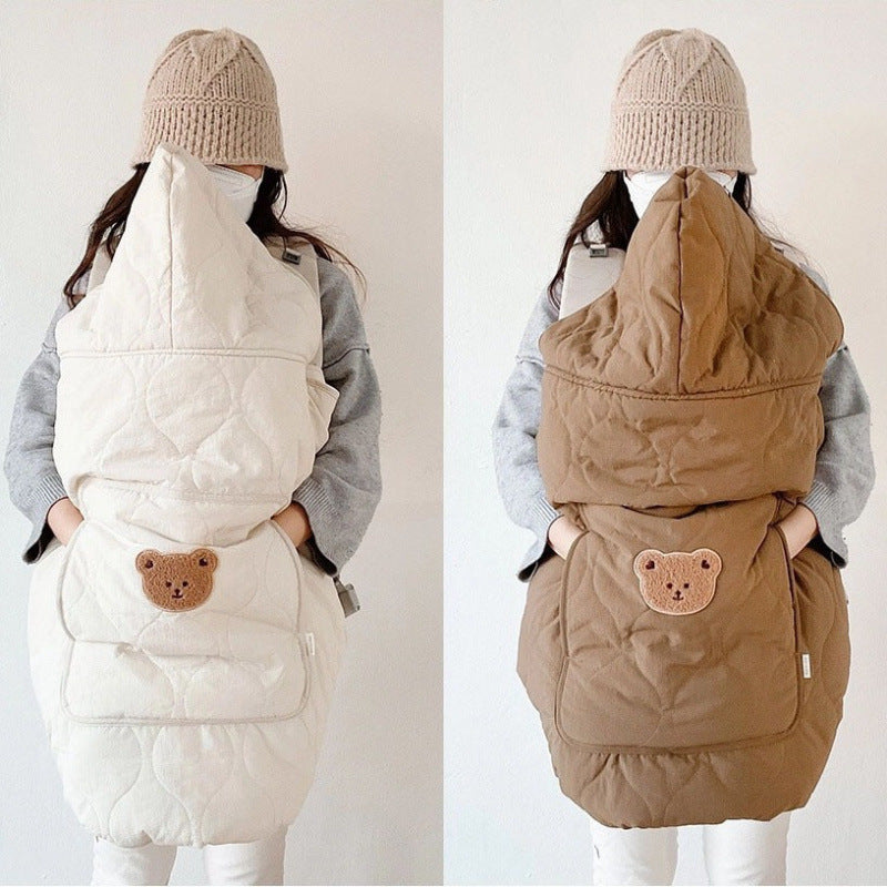 Windproof baby stroller blanket for winter