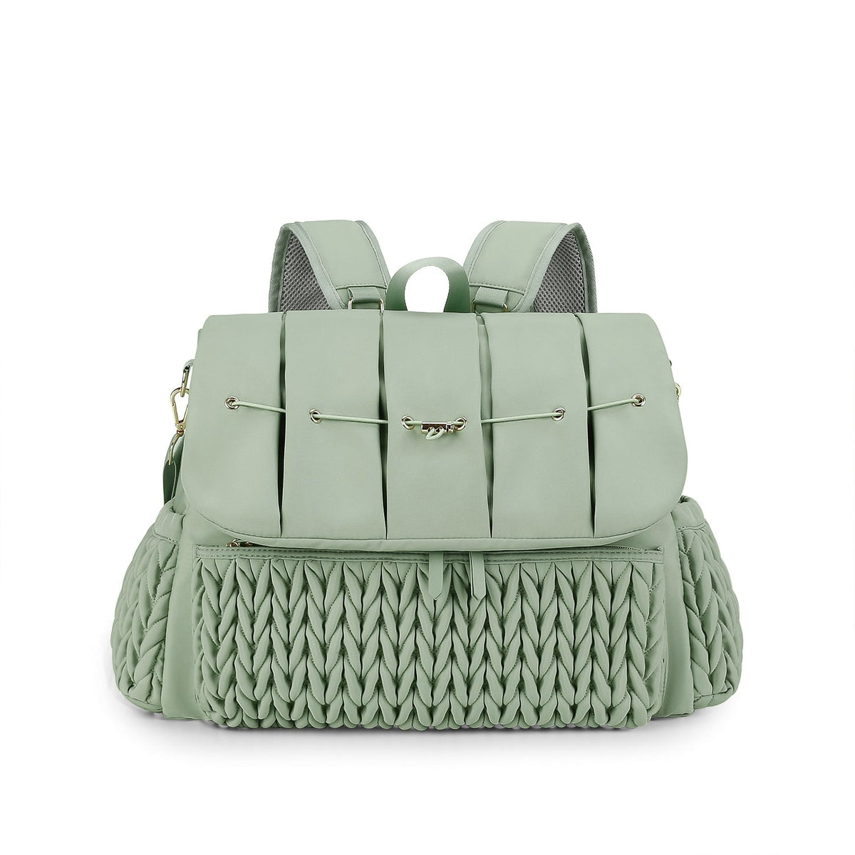 Quilted insulated diaper bag