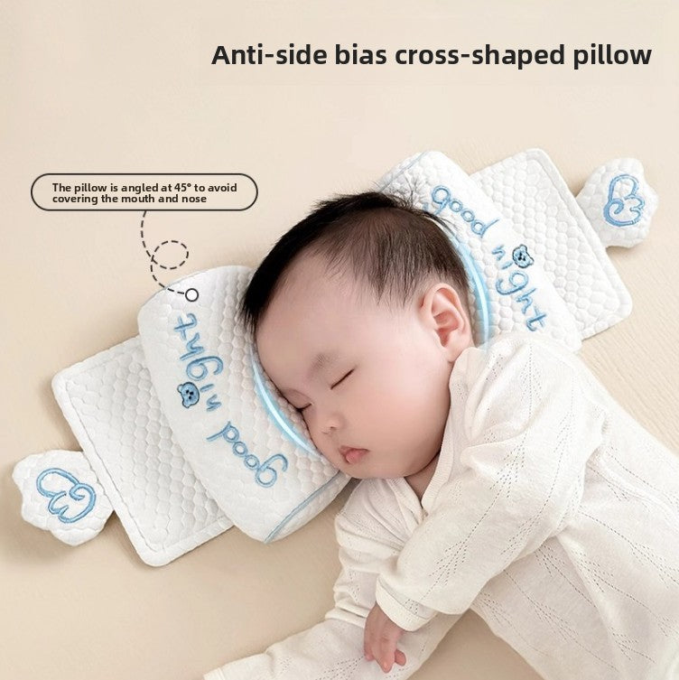 Small baby pillow with natural filling