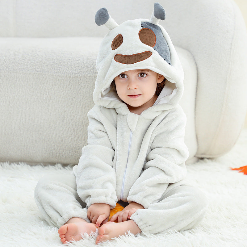Animal Flannel Onesie - view 2