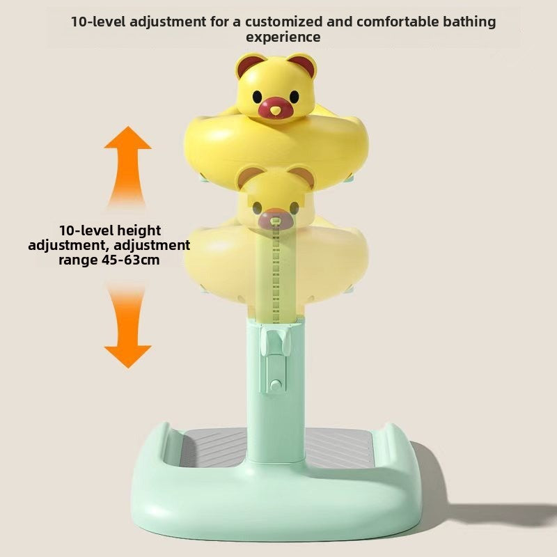 Teddy bear baby bath stand