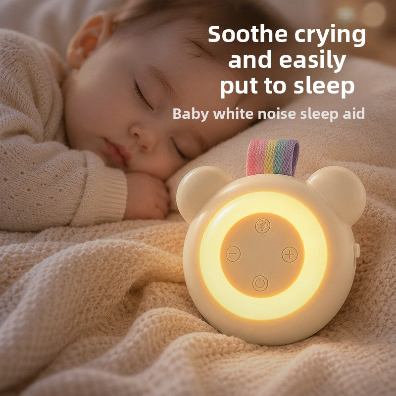 Baby white noise machine with night light