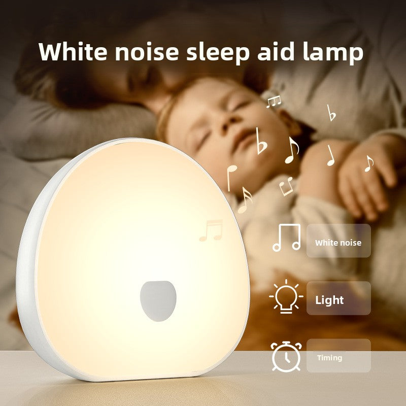 Rechargeable night feeding light and white noise device