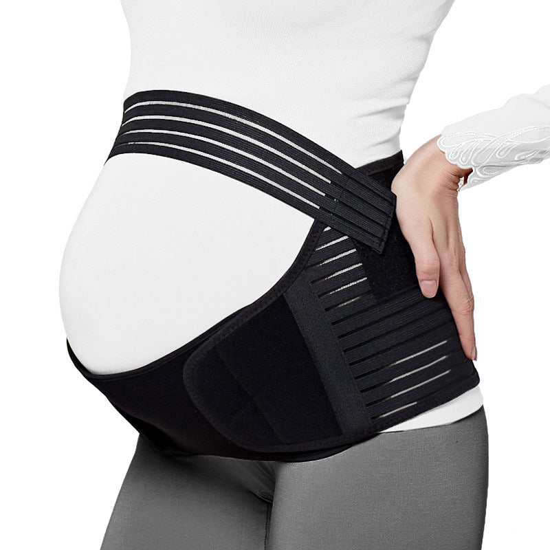 Breathable maternity belly support belt