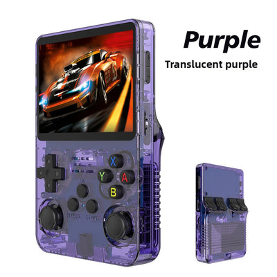 Handheld Game Console - Default / Transparent Purple R36S