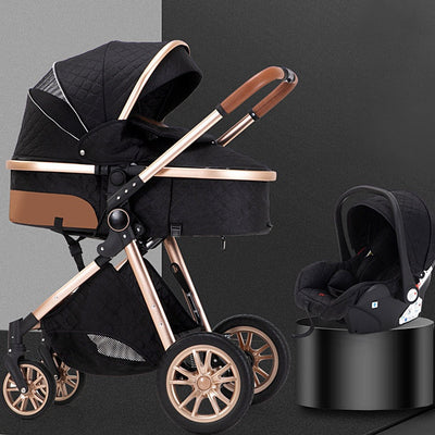 Reclining Stroller - V9-4 combination black