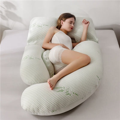 U-Shaped Maternity Pillow - Bamboo Fiber / 180x80x70