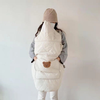 Winter Baby Blanket - White Bear Windproof