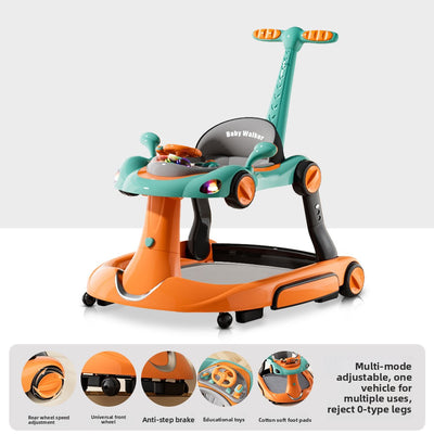 Musical Baby Walker - Orange Green L2