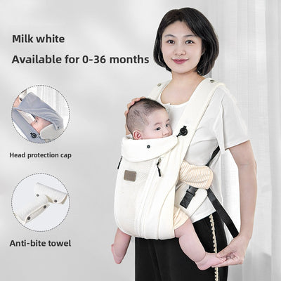 Waist Stool Carrier - Milk White