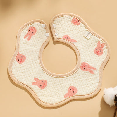 Drool Bib - Pink Rabbit