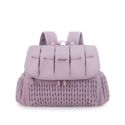 Quilted Diaper Bag - Purple