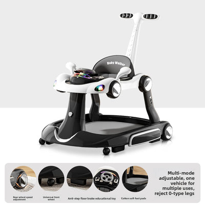 Musical Baby Walker - Black White L2