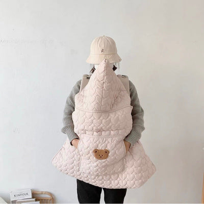 Winter Baby Blanket - Heart Bear Windproof