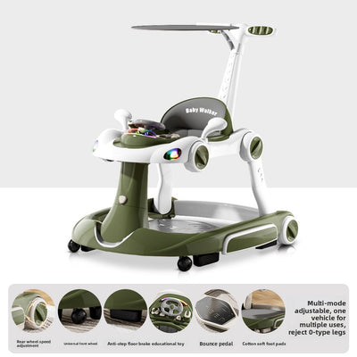 Musical Baby Walker - Avocado Green L3