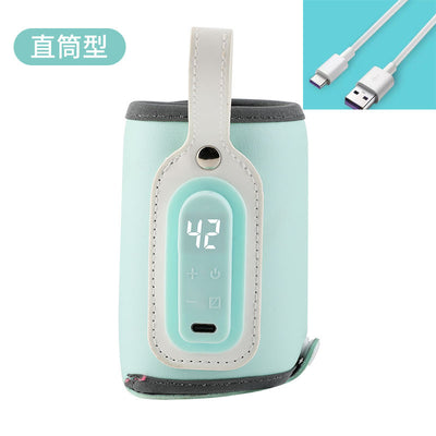 Travel Milk Warmer - Upgraded blue straight tube + TPYE-c charging line