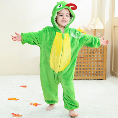 Animal Flannel Onesie