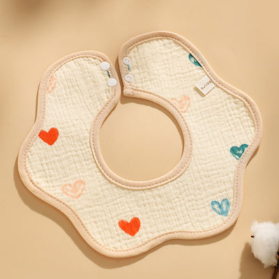 Drool Bib - Colorful Heart
