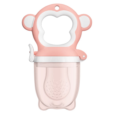 Fruit Feeder Teether - Monkey Pink M