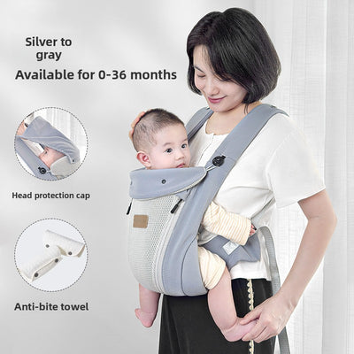 Waist Stool Carrier - Silver Gradient Gray
