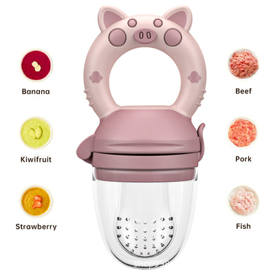 Fruit Feeder Teether - Pink M