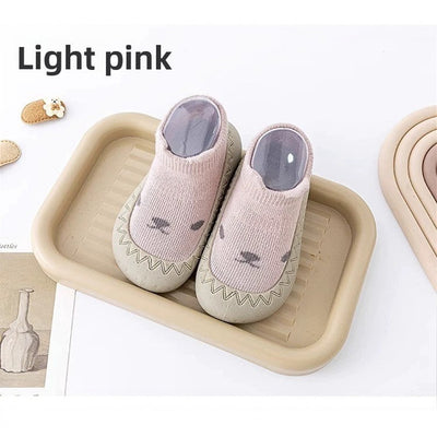 Soft Sock Shoes - Pink Cartoon / 20 yards