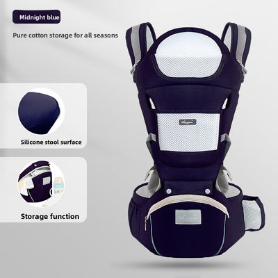 Hip Seat Carrier - Midnight Blue Cotton