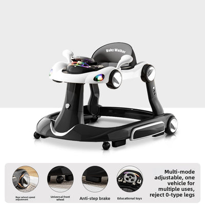 Musical Baby Walker - Black White Default