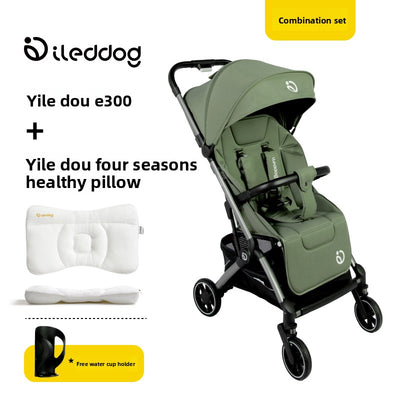 Baby Stroller - Yile Dou E300 Sapphire Green Growth Pillow