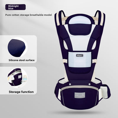 Hip Seat Carrier - Midnight Blue Breathable