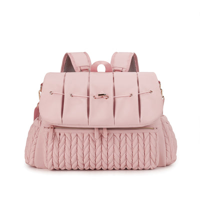 Quilted Diaper Bag - Pink