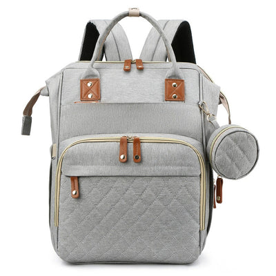 Diaper Backpack - Light Gray