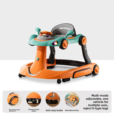 Musical Baby Walker - Orange Green Default