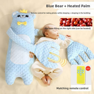 Soothing Sleep Comforter - Music Blue Bear Bow Hug