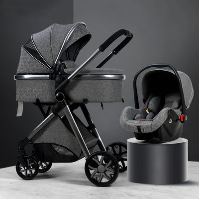 Reclining Stroller - V9-3 combination gentleman gray