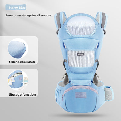 Hip Seat Carrier - Starry Blue Cotton