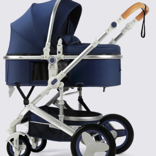 Basket Stroller - Blue