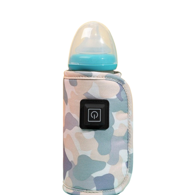 Bottle Thermos Set - Camouflage Gray-Gray / English
