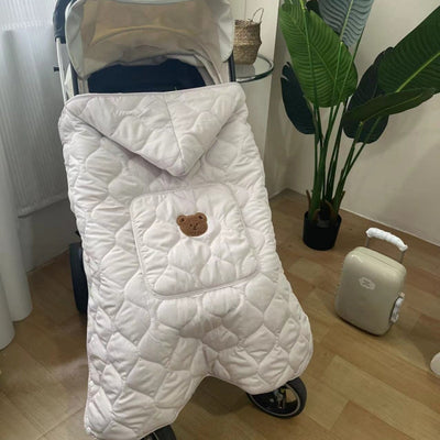Winter Baby Blanket - Grey Bear Gourd