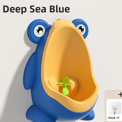 Frog Potty Urinal - Blue + Hook