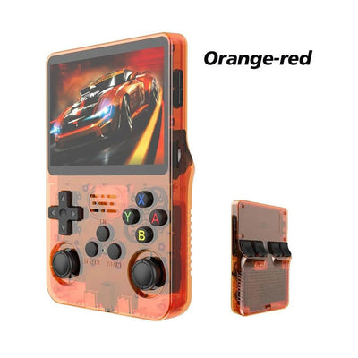 Handheld Game Console - Default / Transparent Orange R36S