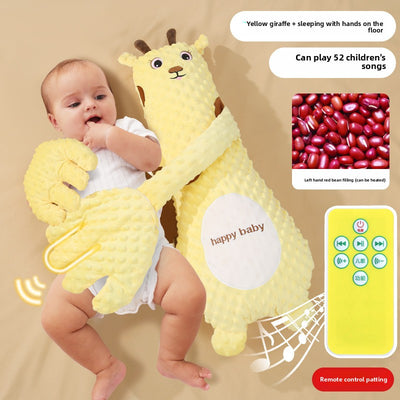 Soothing Sleep Comforter - Music Yellow Giraffe Hug