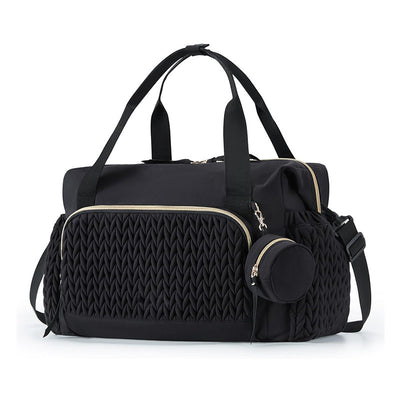 Diaper Handbag - black / 45 x 23 x 30CM