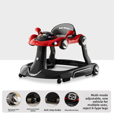 Musical Baby Walker - Warrior Red Default