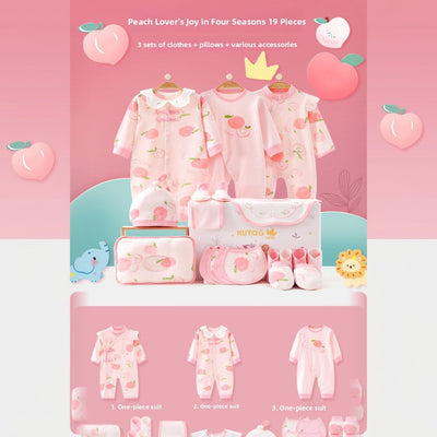 Newborn Clothing Set - Tao ren xuanxi 19 four seasons / 59cm