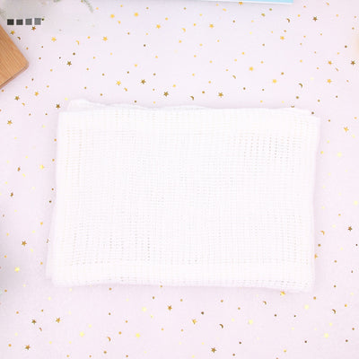 Knit Cotton Blanket - MPS01 Lily White / 75x100cm