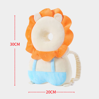 Head Protection Pillow - Lion Half-Fleece Half-Mesh