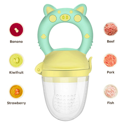 Fruit Feeder Teether - Green Yellow M
