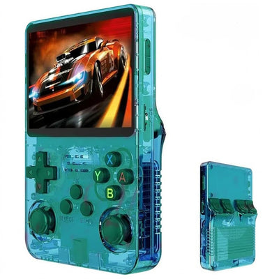 Handheld Game Console - Default / Transparent Green R36S